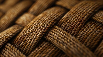 Obraz premium A Close-up Shot of a Geometric cultural weave, interlocking patterns