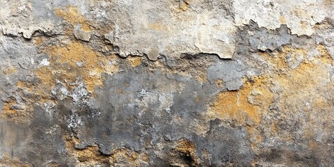 Obraz premium Weathered Concrete Wall with Peeling Paint