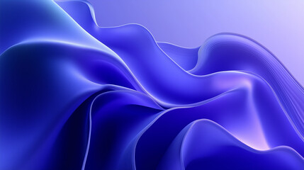 Obraz premium Liquid wavy shapes Digital abstract background