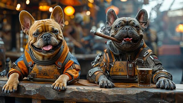 Cyberpunk Pups: After a Hard Day's Heist 