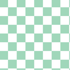 A checkerboard pattern in light green and white squares.