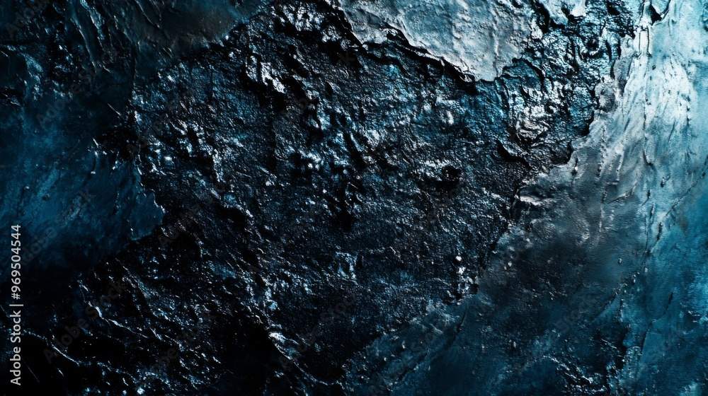 Poster close-up of a textured abstract background with dark, moody tones and intricate patterns, adding dep