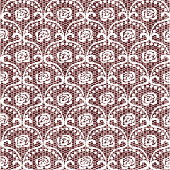A repeating pattern featuring curved lines and dots in a soft color palette.