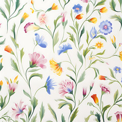 Colorful Flower Petals Digital Paper