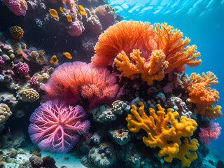 Naklejka premium The corals natural