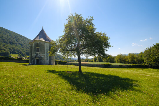 Hudičev turn pavilion in Sotestka, Slovenia