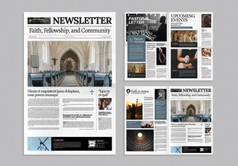 Church Newsletter Template