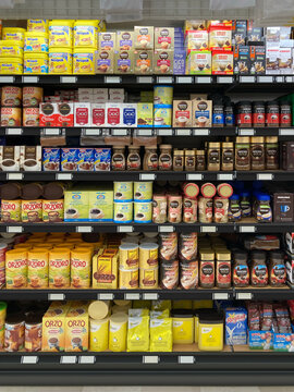 Sanremo, Italy, 08. 22. 2023
Instant coffee on shelf
This is editorial photo a mockup or background for architects, and graphic designers. No Generative AI was used.