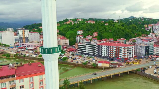 Araffe tower with a clock on top.