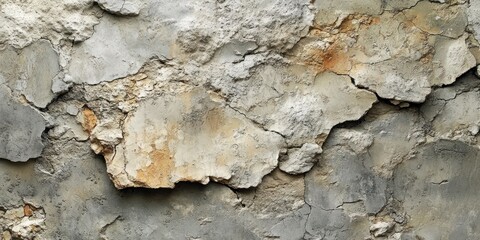 Fototapeta premium Cracked and Weathered Concrete Wall Texture
