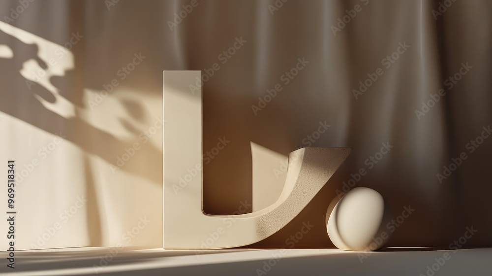 Fototapete the letter 