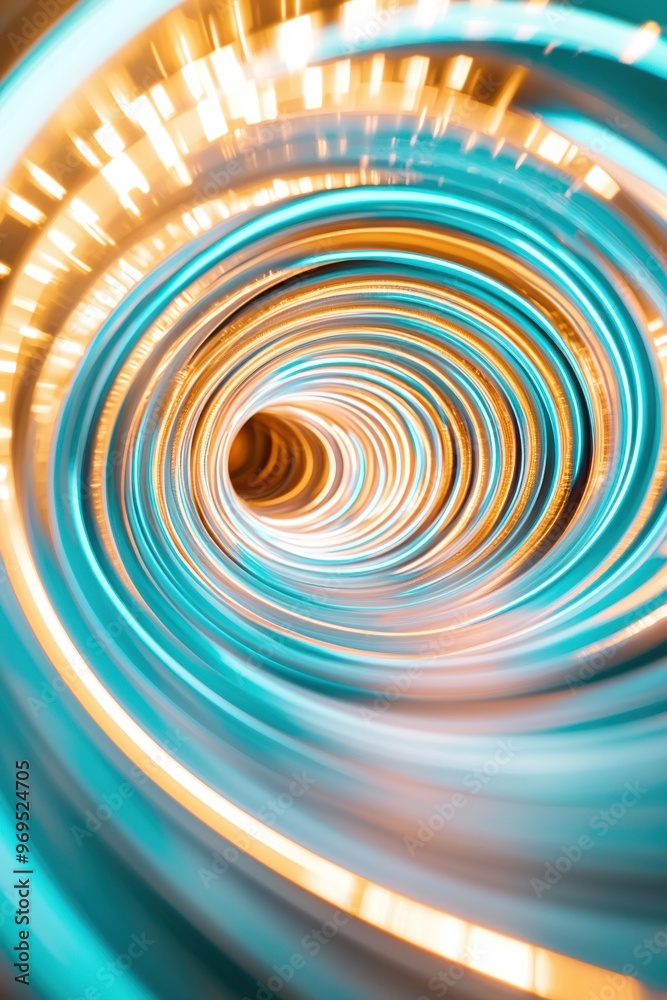 Poster abstract light swirl creating a dynamic and vibrant visual effect, embodying motion and energy in a 