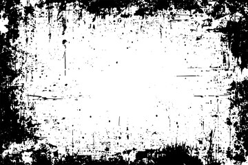 Fototapeta premium Imagine a background that is predominantly black, with irregular, worn-out white patches scattered unevenly across the surface. The texture has a rough, distressed look, as though the surface has been