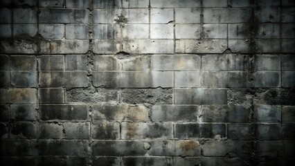 A weathered and aged concrete wall with visible cracks and stains, providing a gritty, industrial texture suitable for urban and grunge-themed design projects.