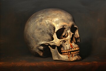 Obraz premium Painting art anthropology sculpture.