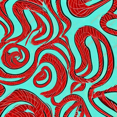 Abstract wavy blue pattern design perfect for unique creative backgrounds