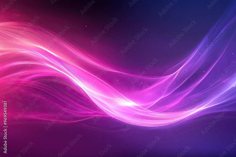 Poster Abstract background with wavy lines. Perfect for website backgrounds or designs that need a vibrant, futuristic feel.