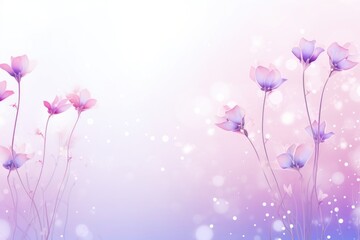 Naklejka premium Light violet flowers backgrounds abstract outdoors.