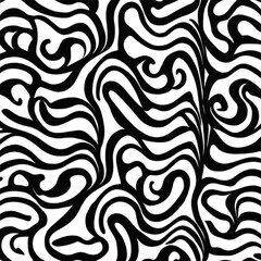 Obraz premium Abstract wavy blue pattern design perfect for unique creative backgrounds