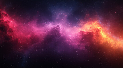 Naklejka premium Red Purple Magenta Grainy Gradient on Black Background