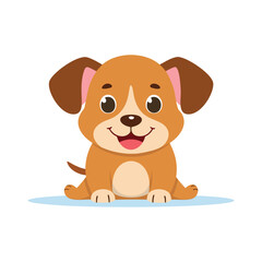 Dog Drawing Design Vector Illustration Clipart Eps, Happy dog face isolated on white background