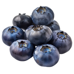 Obraz premium blueberries on white background