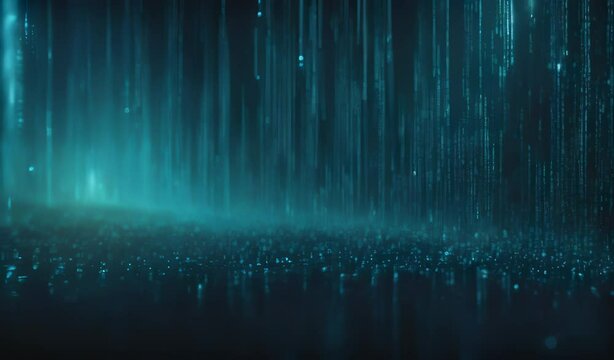 Abstract Digital Data Flow Background