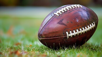 Obraz premium Blurred american football background design for a sports betting website overlay