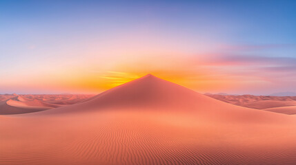 Desert landscape with Sand Dunes