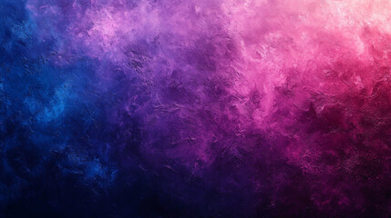 Fototapeta premium Grainy Purple and Blue Gradient Noisy Background with Light Texture