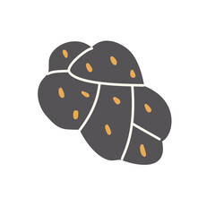 Illustration icons stamp stickers line food dessert lunch dinner beefsteak 