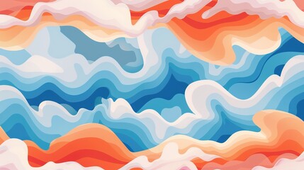 Cloud pattern sky wallpaper