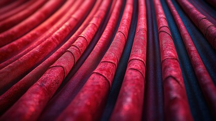 Abstract Red Fabric Texture