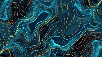 River pattern wallpaper