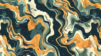 River pattern seamless wallpaper