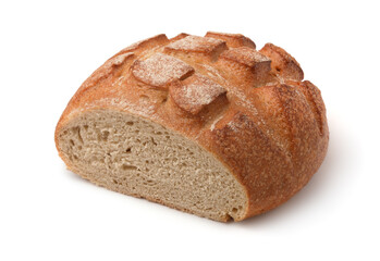 Round loaf of rustic  sourdough bread