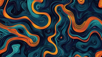 River pattern wallpaper