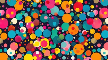 colourful dot pattern wallpaper