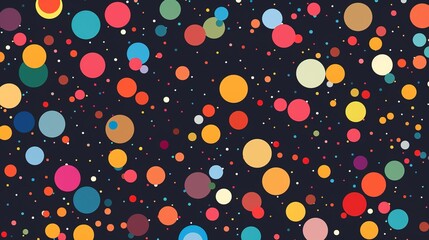 colourful dot pattern wallpaper