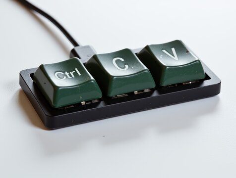 Macro keyboard with Ctrl C V keys