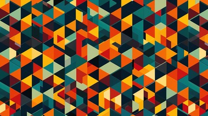 geometric pattern wallpaper