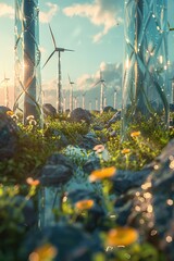 Green energy, clean energy and solar cells