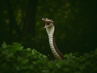 Fototapeta premium Majestic King Cobra