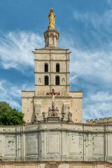 Fototapeta premium Notre Dame des Doms Cathedral in Avignon, France