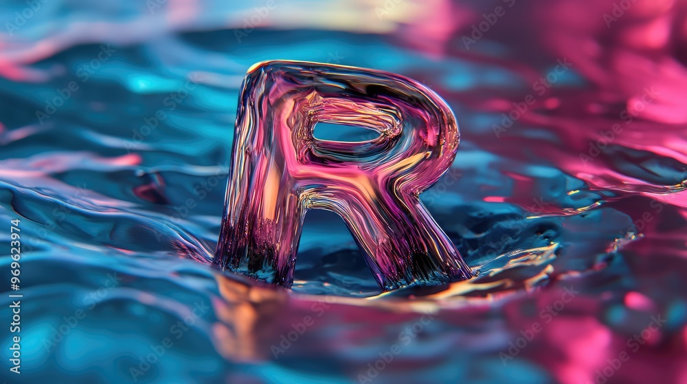 Fototapete the letter 