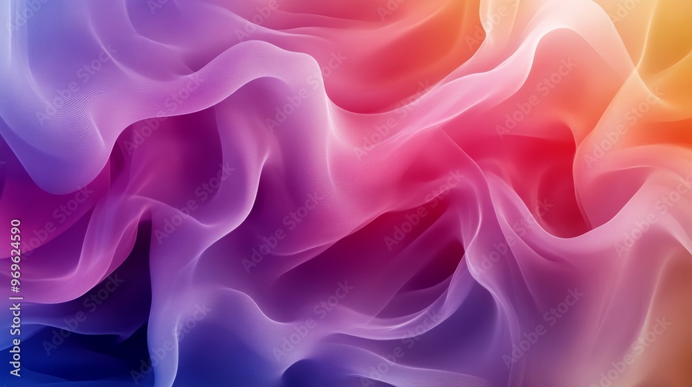 Poster abstract colorful fluid waves background