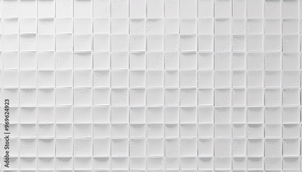 Poster offset white cube boxes block background wallpaper banner texture pattern template. array of offset 