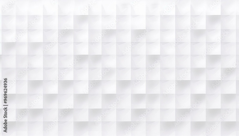 Poster offset white cube boxes block background wallpaper banner texture pattern template. array of offset 