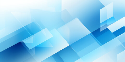 Abstract Glowing Geometric Grid in Light Blue Hues