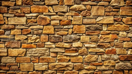 Fototapeta premium Stone wall texture featuring rugged surfaces and natural earth tones , rough, textured, background, natural, rough, rugged